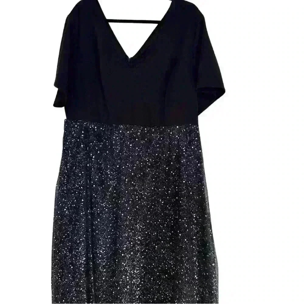 SHEIN Black Sparkly  Dress